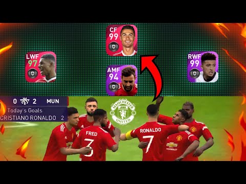 New MAN UTD SQUAD IS UNSTOPPABLE🤯🔥 • CR7 is Back 🐐💥 Pes 2021 Mobile