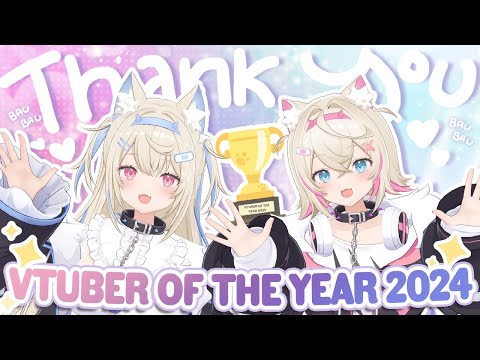 【VTUBER OF THE YEAR 2024】an award for these silly demon dogs?! 🏆️🐾  【FUWAMOCO】