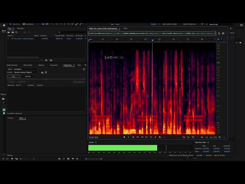 Using Adobe Audition to Remove One Repetitive Sound