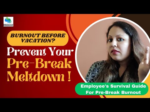 Pre-Break Burnout? Here's How to Unplug & Enjoy Your Time Off | Employee's Vacation Survival Guide.