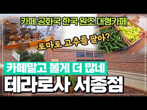 [양평카페] 테라로사 서종점 리뷰 - 먹거리와 볼거리가 있는 빨간벽돌 건물들 연인데이트코스