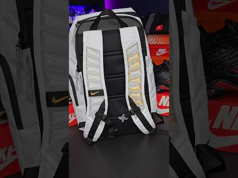 Nike Hoops Elite White Gold/Black Silver Backpack #holydayswithyoutube #nike #hoopselite