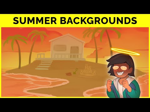 🔴 Drawing a Stunning Summer Background (Digital Art Tutorial)