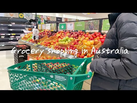 Grocery shopping in Australia | what Japanese got surprised in Australian supermarket