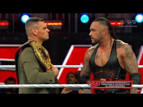 Damian Priest Gets Confronted By Gunther WWE Raw 11/4/24