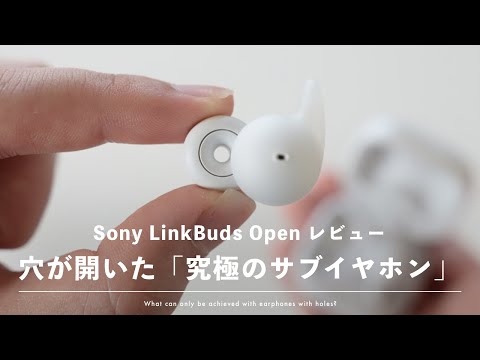 【穴あきイヤホン】ノイキャンすらない、究極のサブイヤホン【LinkBuds Open レビュー】