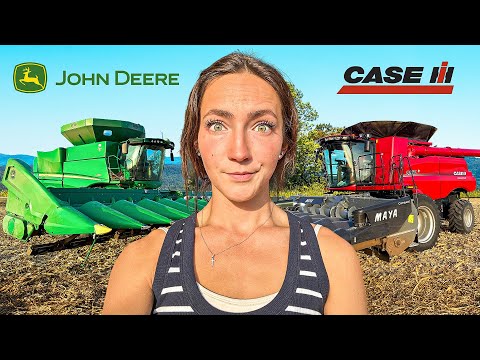 John Deere VS Case Combine