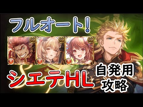 ［グラブル］シエテHLフルオート攻略［マグナ＋イクサバ＋超越ルシ］