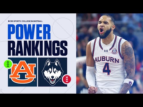 College Basketball Power Rankings: Auburn 'the king of college hoops,' UConn drops off the list