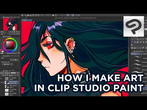 How I Make Art in Clip Studio Paint