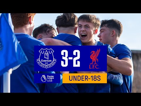 Incredible injury-time comeback in Merseyside derby! | Everton U18s 3-2 Liverpool U18s