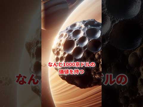 1000京ドルの価値がある小惑星 #宇宙 #小惑星