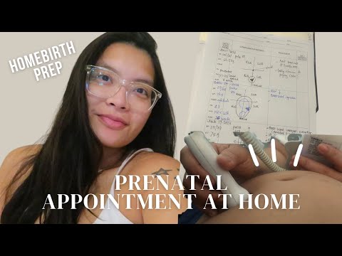 What a midwife prenatal appointment is like at home | preparing for our second homebirth 🤰🏽