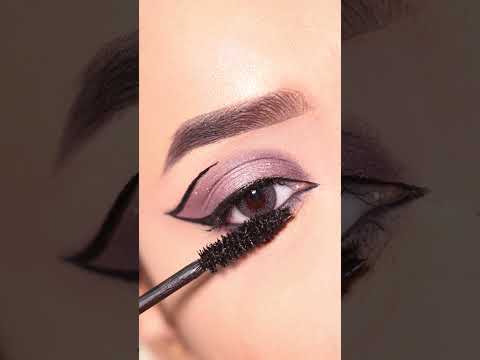 #shorts Very simple party eye Makeup with graphic eyeliner || Shilpa