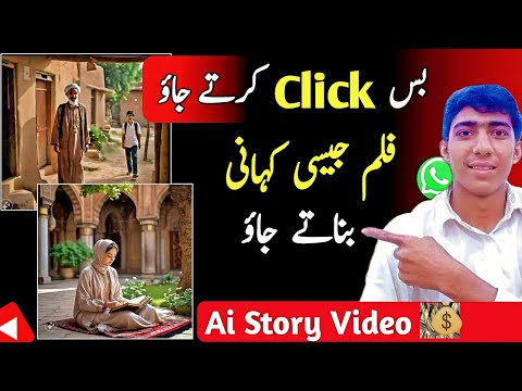 Mobile se Urdu Story Videos Banao | How to Make Scrolling : Text Urdu Story Videos?