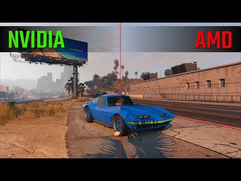 NVIDIA vs AMD Image Quality 2K Grand Theft Auto V