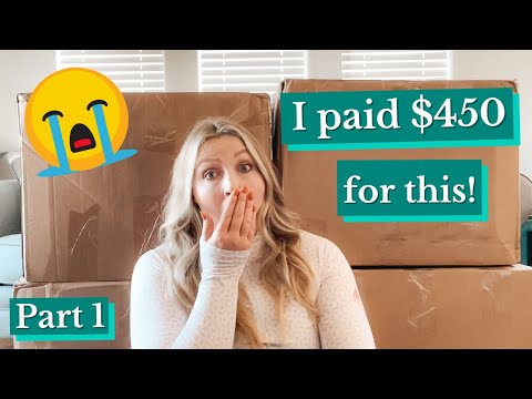 I Wasn't Expecting That! Gross items & NEW BRANDS! - 200 LB ThredUp Unboxing Part 1