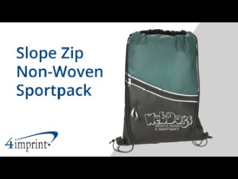 Slope Zip Non-Woven Sportpack by 4imprint