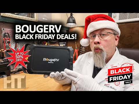 BOUGERV Black Friday Deals On Solar Panels | 12v Fridge Freezers | Power Stations