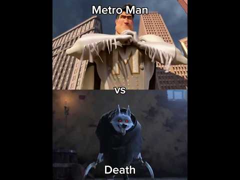 Metro Man vs Death (Megamind | Puss in Boots: The Last Wish)