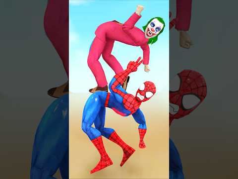 Who is Stronger? Spider-man vs Joker, Thanos, Groot #gta #spiderman #funnyvideo  #homemaranha