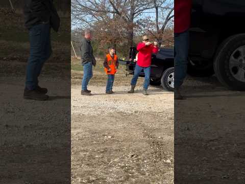 Little “q” ranch owner Josh Quong instructs Jacob on fire arm safety