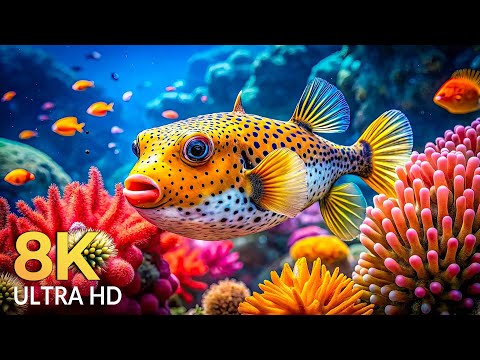 Sea Dreams 8K • Mesmerizing Fish and Serene Underwater Views | 8K TV ULTRA HD / Full Documentary