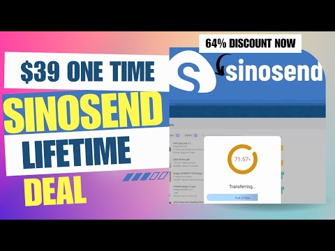 🔰🔰Sinosend Lifetime Deal | Send HUGE Files with Zero Hassle | $39 Lifetime Deal | 64% Now