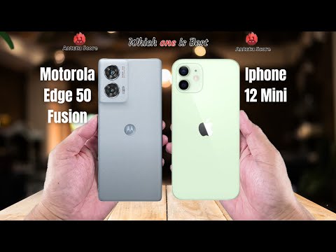 Motorola Edge 50 Fusion vs Iphone 12 Mini  Full comparison ⚡Which one is Best