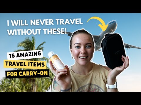 These are my Favorite Travel Items in 2023 | What to pack when traveling with carry on only