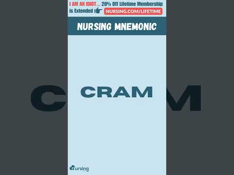 Nursing Mnemonic (CRAM)- Therapeutic Management for an Aortic Aneurysm🫀 🩸