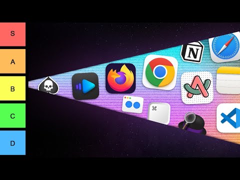 The ULTIMATE Mac App Tier List