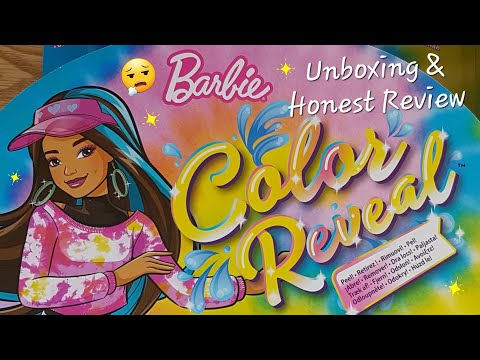 Unboxing & Review of Color Reveal Peel Totally Neon Fashions Barbie (Dimples HCD28) from 2022