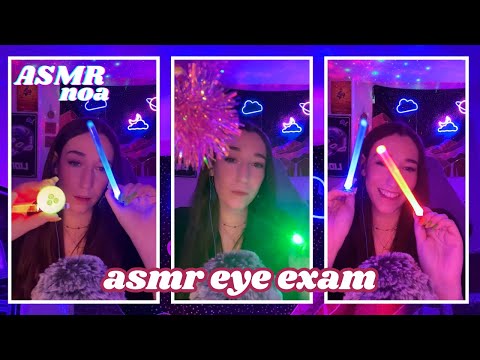 relaxing eye exam asmr: fall asleep to calming visuals & sounds