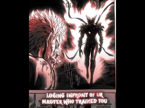 Losing Infront Of Ur Master :- Garou Vs Saitama Edit | #edit #opm #shorts