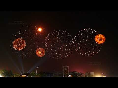 中華民國109年國慶．台灣 台南 國慶北區煙火秀-PART-3(JEFF 4K VIDEO ) 2020 Taiwan Tainan National Day  Fireworks Show