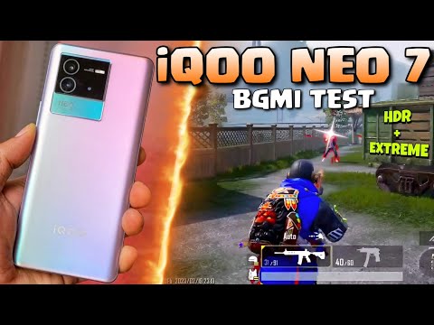 iQOO NEO 7 HDR+EXTREME BGMI TEST🔥 iQOO NEO 7 PUBG GRAPHICS