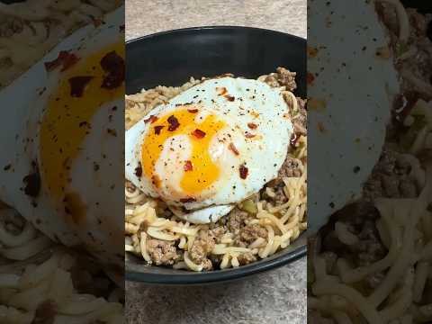 The Best Noodle Recipe Ever ! #cooking #hamburger #meat #noodle #recipe #fyp