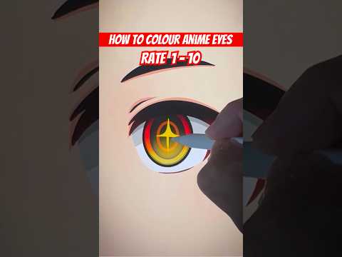 How to COLOUR Anime Eyes step by step with Procreate #howtodraw #animeart #drawing