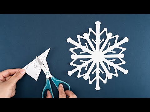 Paper Snowflakes #86 | Winter Craft | How to make Snowflakes out of paper