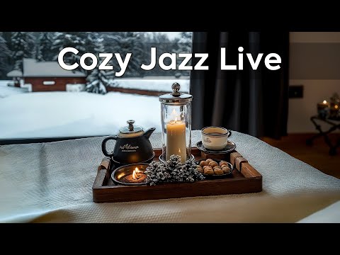 Cozy Jazz Live ~ Morning Coffee & Wonderful Bustling City for Relaxation, Chill out from Home☕🧶