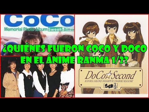 ¿Quiénes fueron COCO y DOCO? en RANMA 1/2