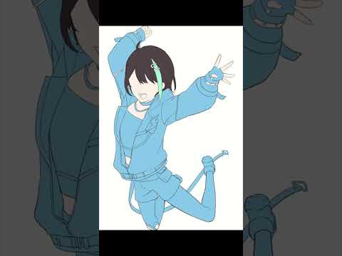 【 タイムラプス 】  推しを　黄金比率で 描いてみた  【 クリスタ / アルファくん 】