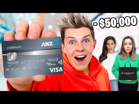 BUYING ANYTHING ON MY MUMS CREDIT CARD UNTIL SHE FINDS ME! No Budget Shopping Challenge!