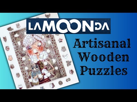 "Owl" ARTISANAL Wooden Jigsaw Puzzle from LaMoonDa #puzzle #jigsawpuzzle