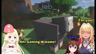 Flare Gives Watame a Gaming Watame  【Hololive English Sub】