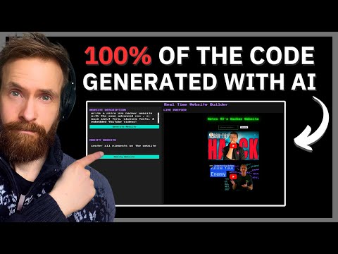 Programming with AI: Real Time Website Builder App | Full Tutorial (Claude 3.5 Sonnet)