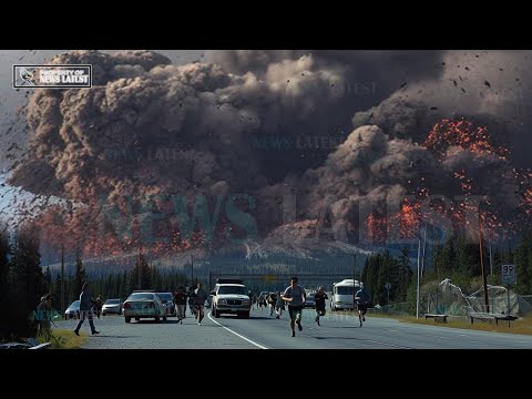 Horrible Today: Live Camera Yellowstone Volcano Erupts Deady Force | America's skies are pitch black