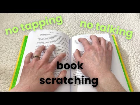 ASMR Book Scratching and Rubbing (no tapping, no talking)