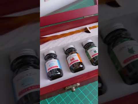 J. Herbin Glass Pen Calligraphy Set #unboxing #shorts